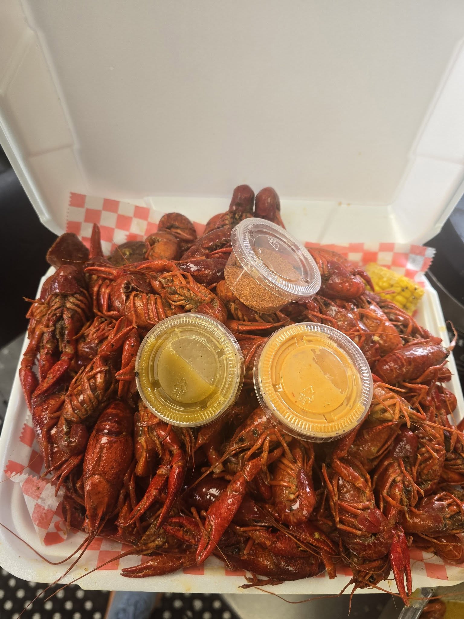 Boiled crawfish