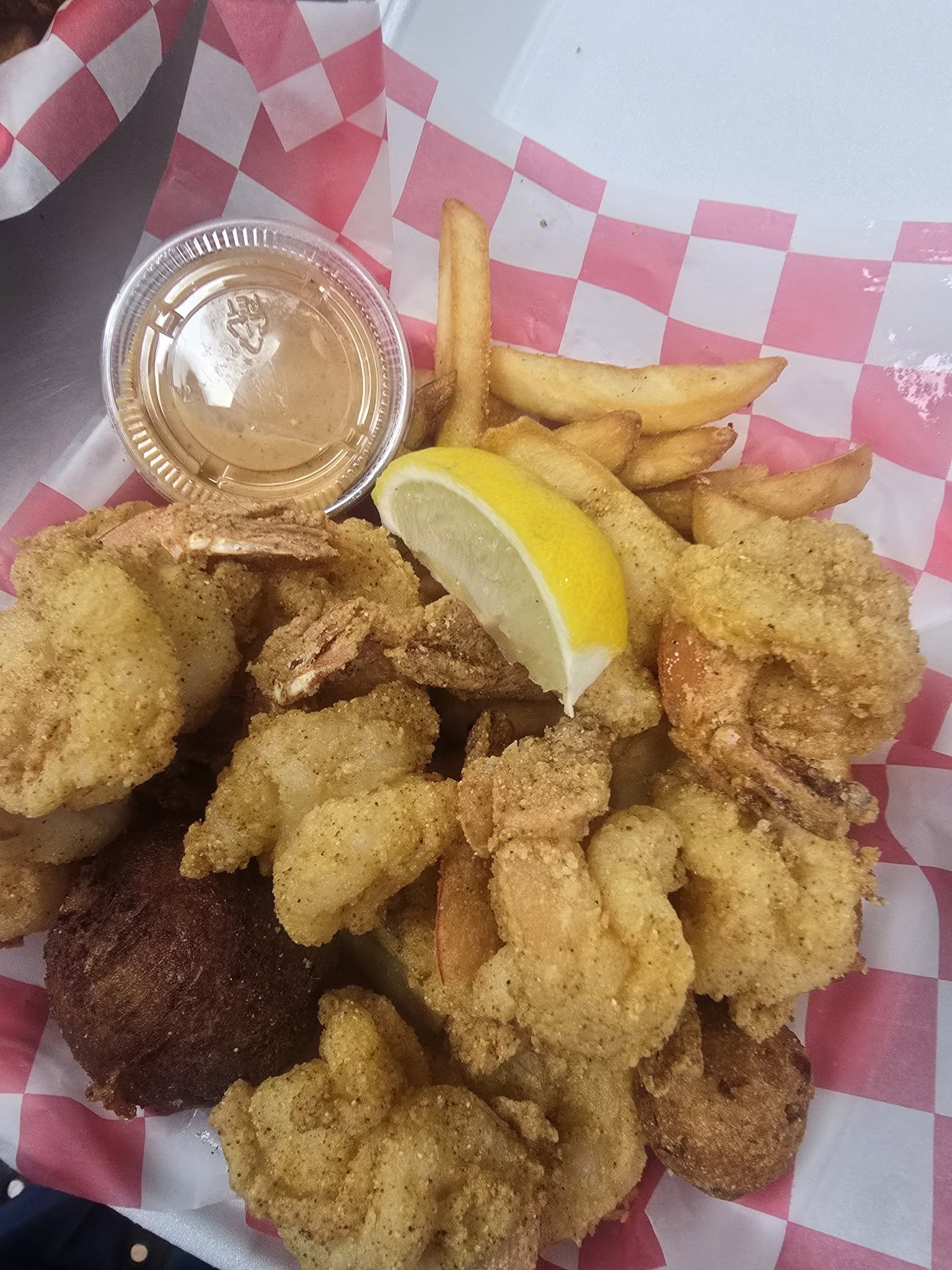 Fried shrimp basket